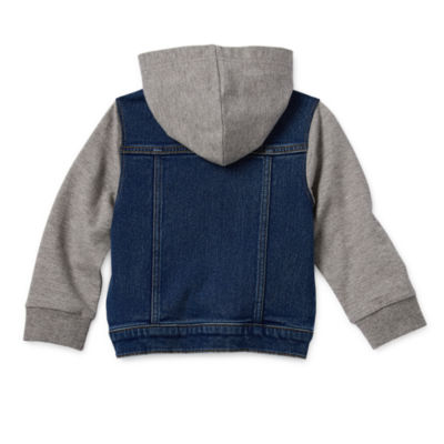 Okie Dokie Boys Hooded Midweight Shirt Jacket