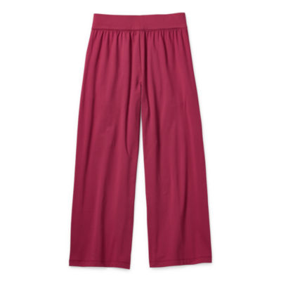 Xersion Little & Big Girls Buttery Soft Wide Leg Pull-On Pants