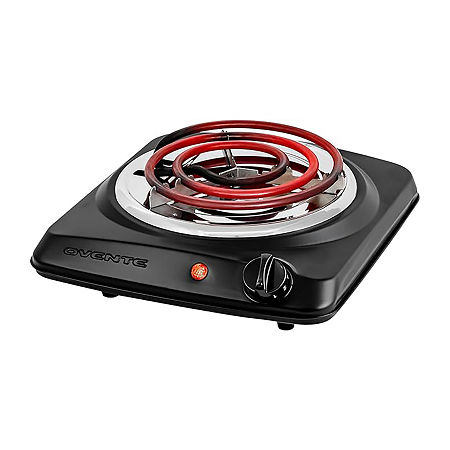 Ovente Single Coil Electric Burner, One Size, Black