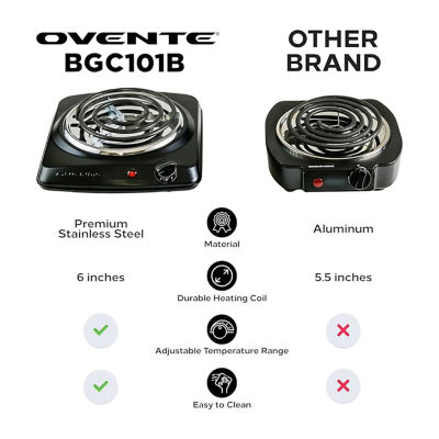 Ovente Single Coil Electric Burner