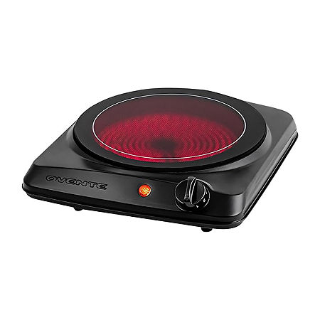 Ovente Countertop Portable Infrared Electric Burner, One Size, Black