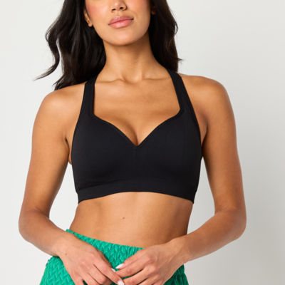 Xersion Womens Low Support Seamless Cross Back Sports Bra