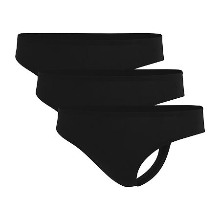 Adidas Active Light Flex Thong Panty-3PK-4A0756, Large, Black