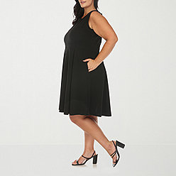 Black Fit and Flare Dresses | JCPenney Black Fit and Flare Dresses | JCPenney