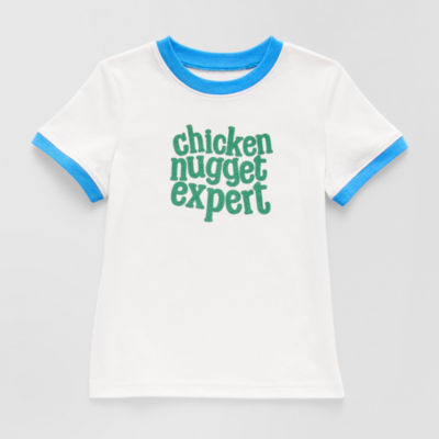 Okie Dokie Toddler & Little Boys Crew Neck Short Sleeve Graphic T-Shirt