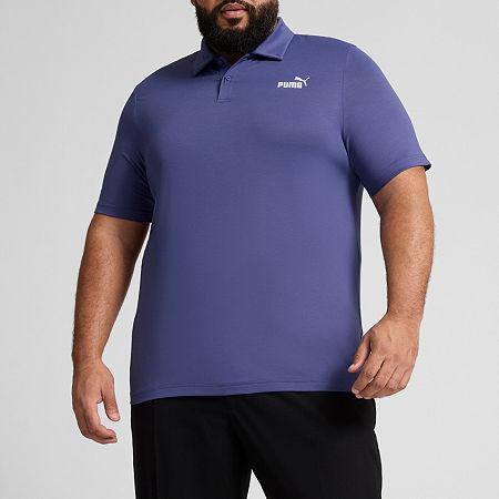 PUMA Big and Tall Mens Regular Fit Short Sleeve Polo Shirt, X-large Tall, Blue