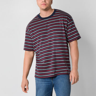 Arizona Mens Crew Neck Short Sleeve Big and Tall T-Shirt, Color