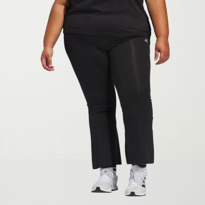 adidas High Rise Full Length Flare Leggings (Plus Size)