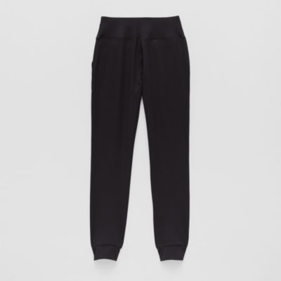 Xersion Performance Little & Big Kid Girls Stretch Fabric Cuffed Mid Rise Regular Fit Jogger Pant