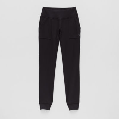 Xersion Little & Big Girls Performance Mid Rise Cuffed Jogger Pant