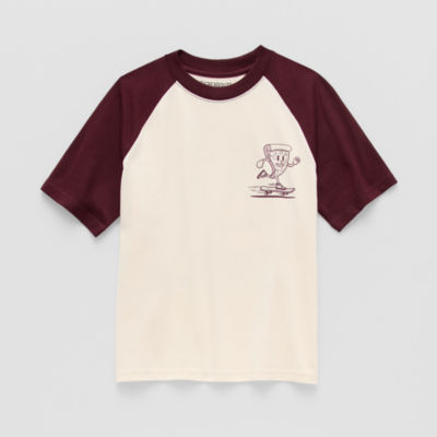 Thereabouts Little & Big Boys Oversized Crew Neck Short Sleeve Graphic T-Shirt