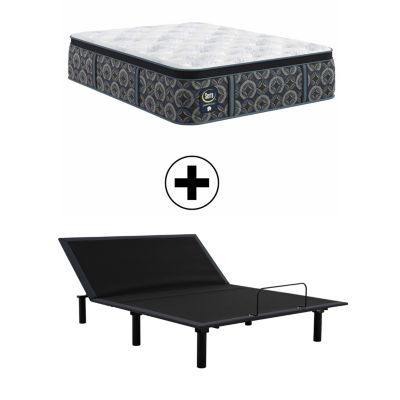 The Serta Perfect Sleeper Autumndale 15" Plush Pillow Top - Mattress + Adjustable Base