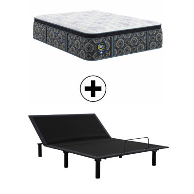 The Serta Perfect Sleeper Autumndale 14.5" Firm Pillow Top - Mattress + Adjustable Base