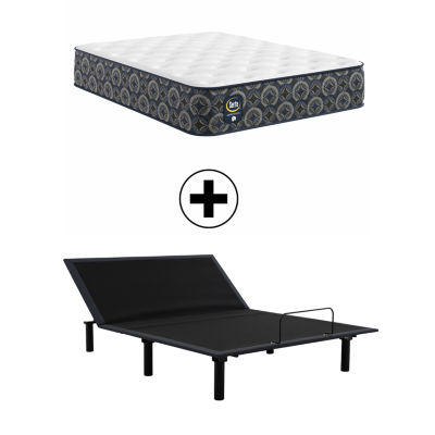 The Serta Perfect Sleeper Beechdale 12.5" Plush Tight Top - Mattress + Adjustable Base
