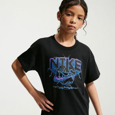 Nike Big Kid Unisex Crew Neck Short Sleeve Regular Fit Graphic T