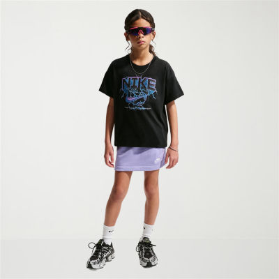 Nike Big Kid Unisex Crew Neck Short Sleeve Regular Fit Graphic T-Shirt