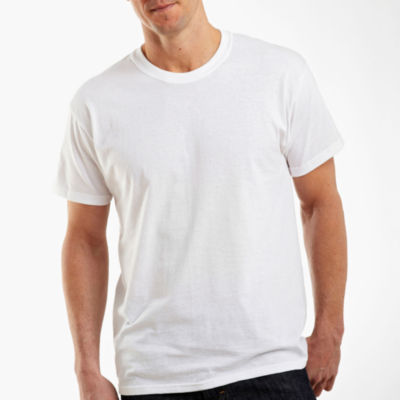 Hanes men's ultimate freshiq tall man crew neck clearance tee