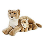 National Geographic Plush  Lioness With Baby
