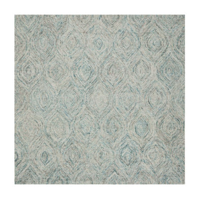 Safavieh Ikat Collection Cheshunt Geometric Square Area Rug