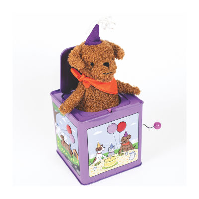 Jack Rabbit Creations Birthday Puppy Jack In The Box Interactive Plush