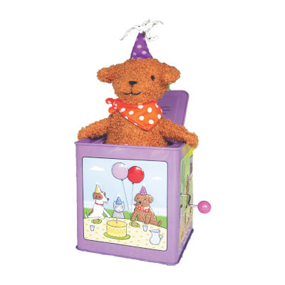 Jack Rabbit Creations Birthday Puppy Jack In The Box Interactive Plush