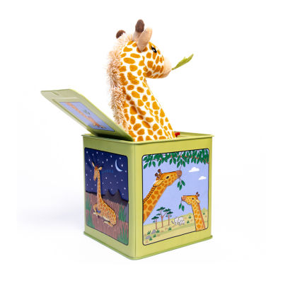 Jack Rabbit Creations Vintage Tin Toy Giraffe Jack In The Box