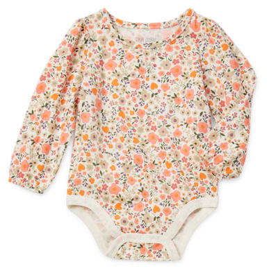 Okie Dokie Baby Girls Long Sleeve Bodysuit