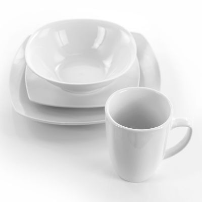 Elama Bishop 16-pc. Porcelain Dinnerware Set