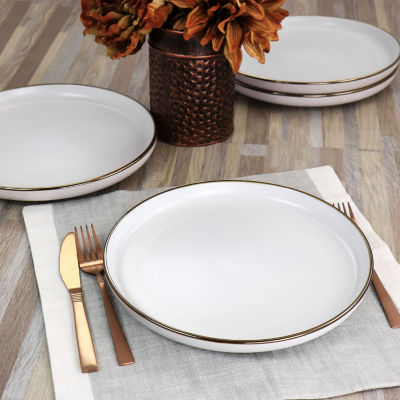 Elama Arthur 6-pc. Stoneware Dinner Plate Set