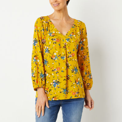 Jcpenney store yellow blouse