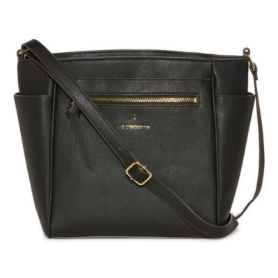 Liz Claiborne Lola Crossbody Bag, Color: Black - JCPenney