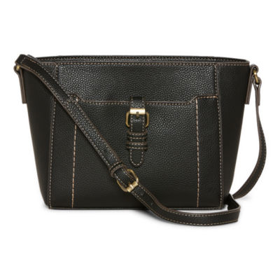 Liz Claiborne Lola Crossbody Bag, Color: Black - JCPenney