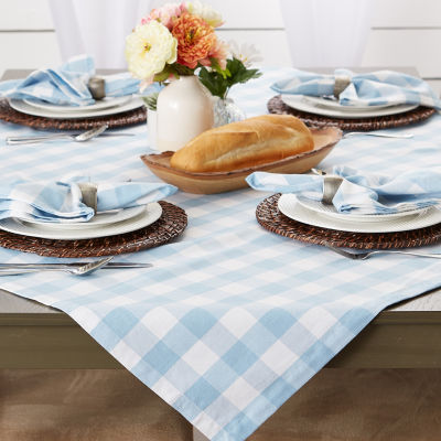 Design Imports French A Blue Dobby Table Runner