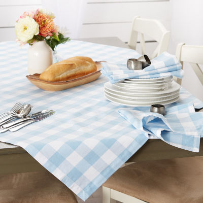 Design Imports French A Blue Dobby Table Runner