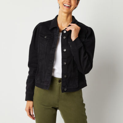 Jcpenney black 2025 denim jacket