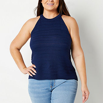 a.n.a Womens Plus High Neck Tank - JCPenney