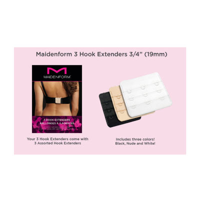 Maidenform 3 Hook Bra Extender