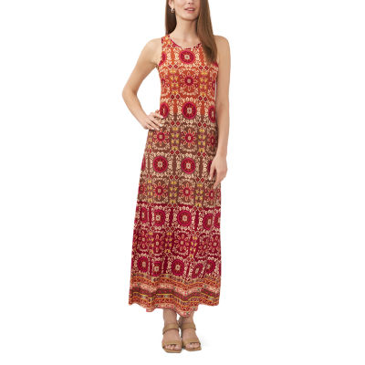 MSK Sleeveless Medallion Maxi Dress, Color: Potters Clay - JCPenney