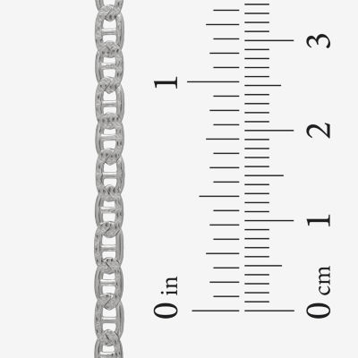 Made in Italy Womens Sterling Silver 20 Inch Link Chain Necklace