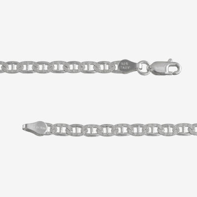 Made in Italy Womens Sterling Silver 20 Inch Link Chain Necklace