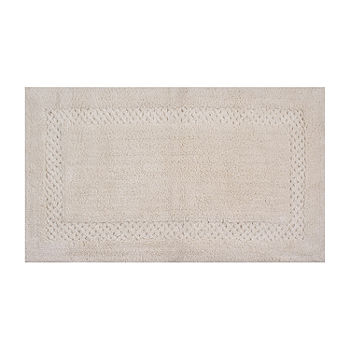 garland rug queen cotton washable rug, 24-inch by 40-inch, white