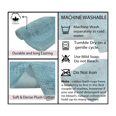 Home Weavers Inc Classy 3-pc. Quick Dry Bath Rug Set