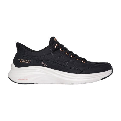Skechers Hands Free Slip-Ins Contour Foam Golden Hour Womens Almond Closed Toe Slip-On Shoe