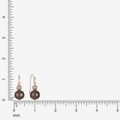 Liz Claiborne Womens Round Drop Earrings