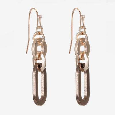 Liz Claiborne Link Womens Drop Earrings