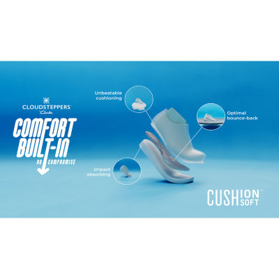 Clarks Cloudsteppers Womens Breeze Coral Flip-Flops