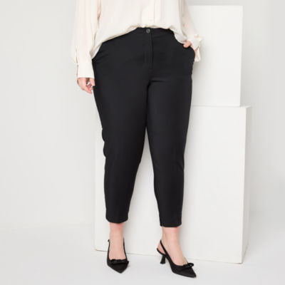 Worthington Plus Womens Ankle Pant
