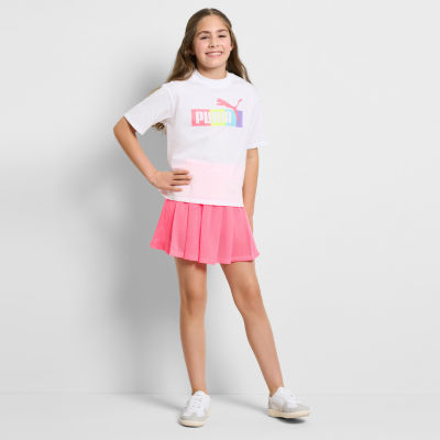 PUMA Little Girls Skort Set, Color: Puma White JCPenney