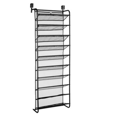 Home Expressions Over The Door 10-Shelf Metal Shoe Rack