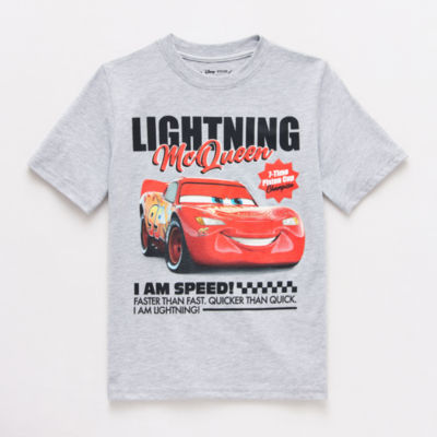 Disney Collection Boys Round Neck Short Sleeve Cars T-Shirt